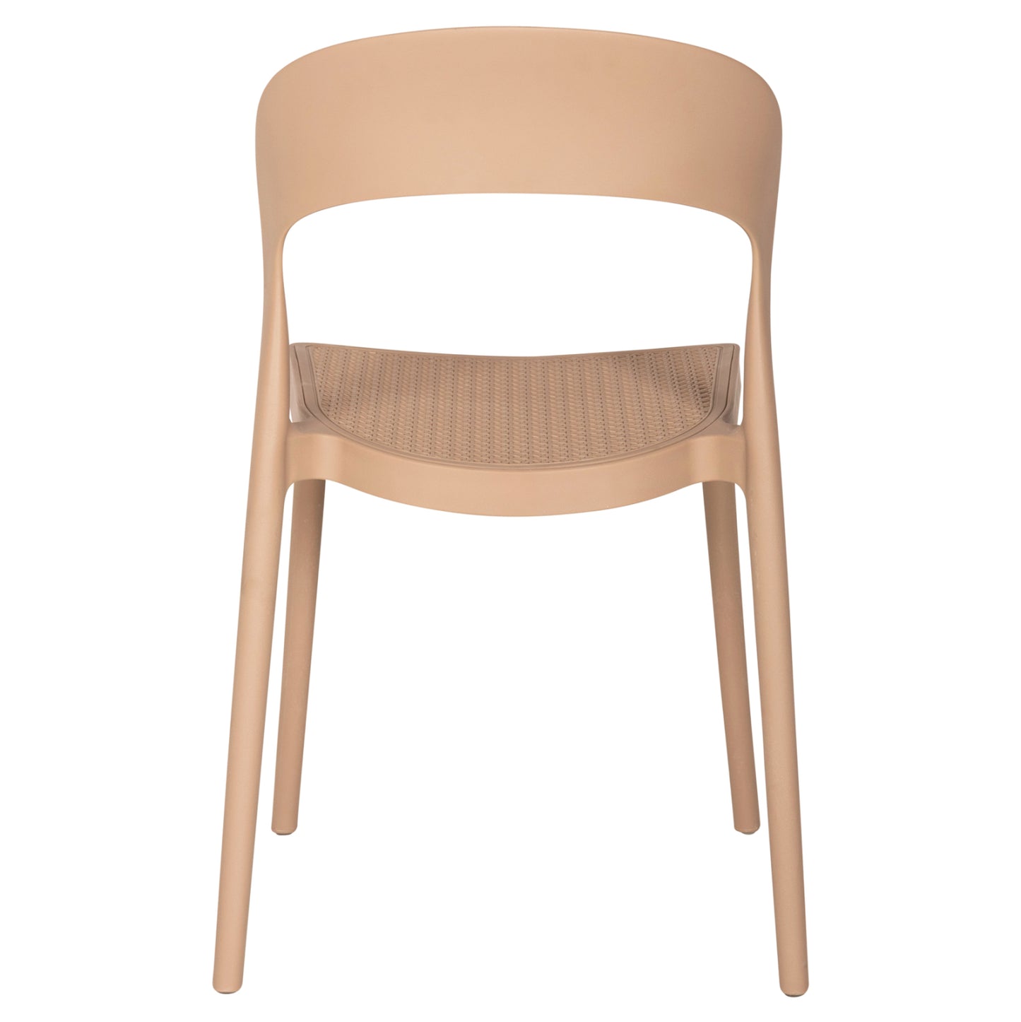 CHAIR POLYPROPYLENE CLEO HM5936.03 CAPPUCCINO 49x54,5x80,5Hcm.