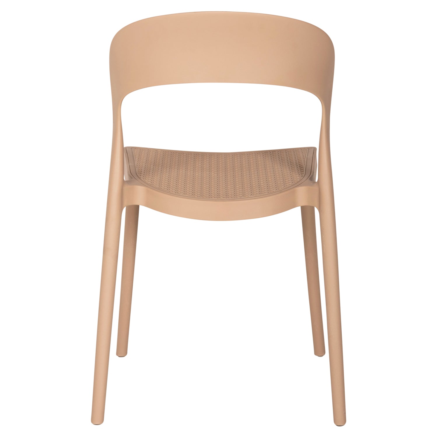 CHAIR POLYPROPYLENE CLEO HM5936.03 CAPPUCCINO 49x54,5x80,5Hcm.