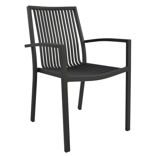 DINING CHAIR BRONCA HM5130.02 GREY ALUMINUM 54,2x59x83,5Hcm.