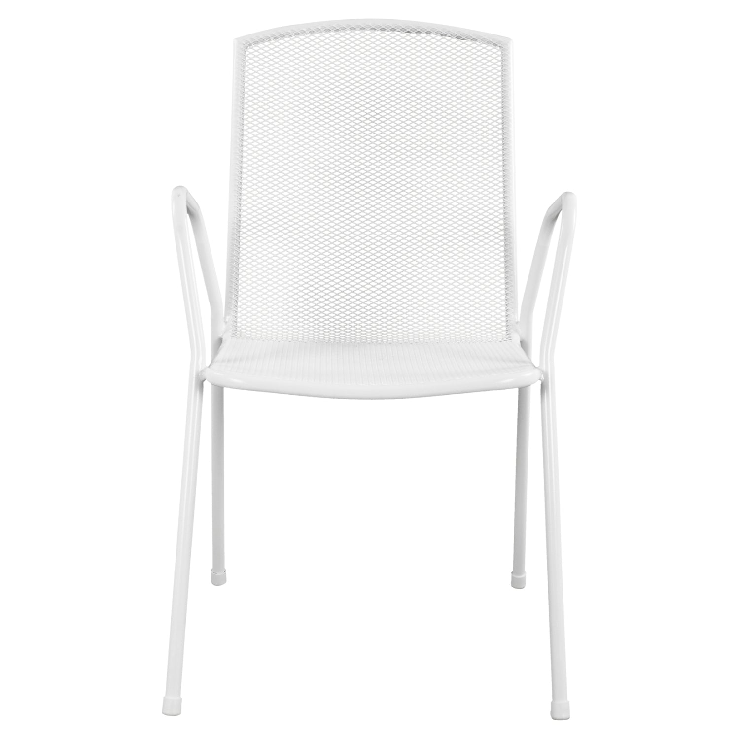 Armchair Metallic White HM5005.02 54x62x89 cm.