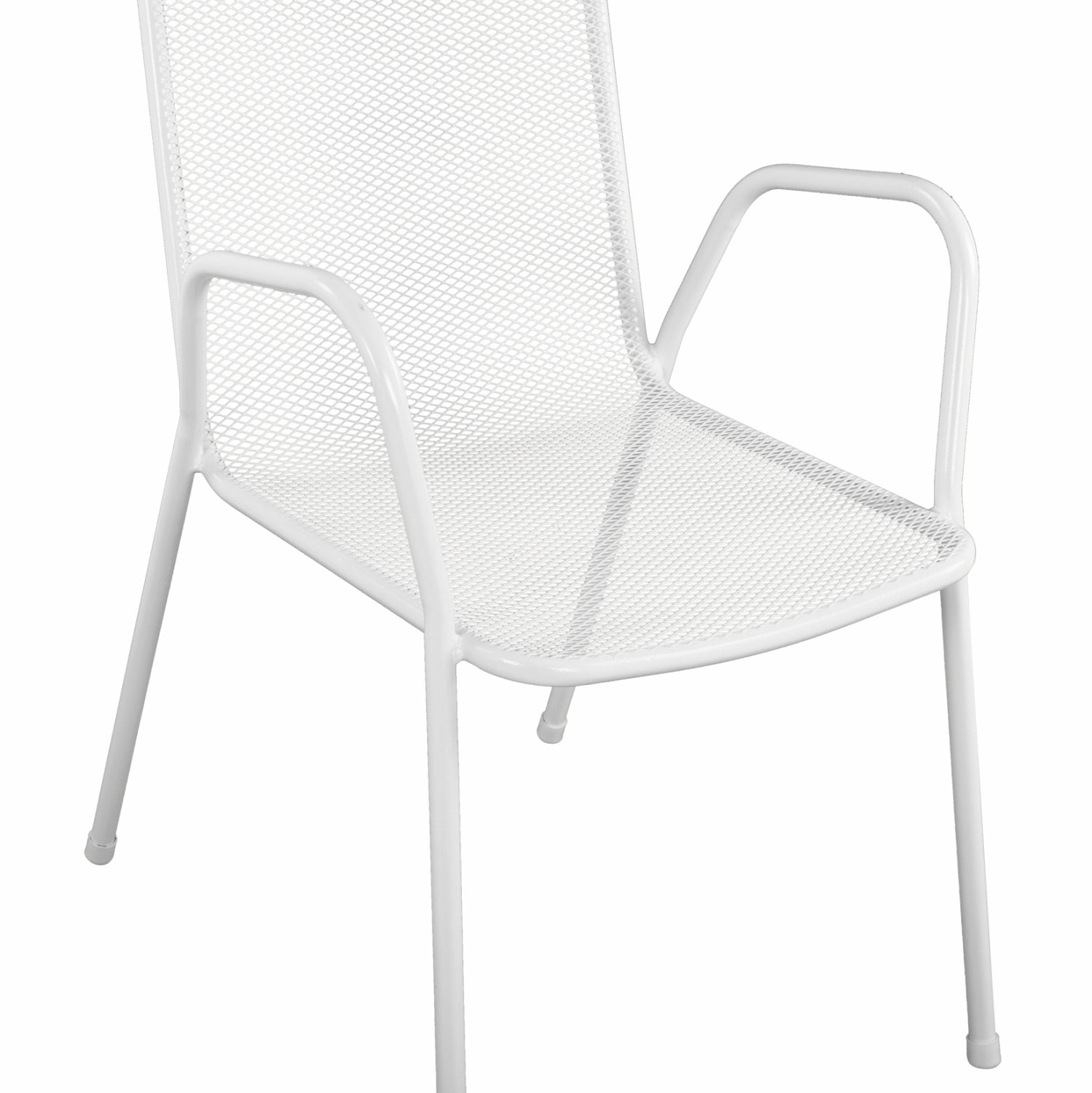 Armchair Metallic White HM5005.02 54x62x89 cm.
