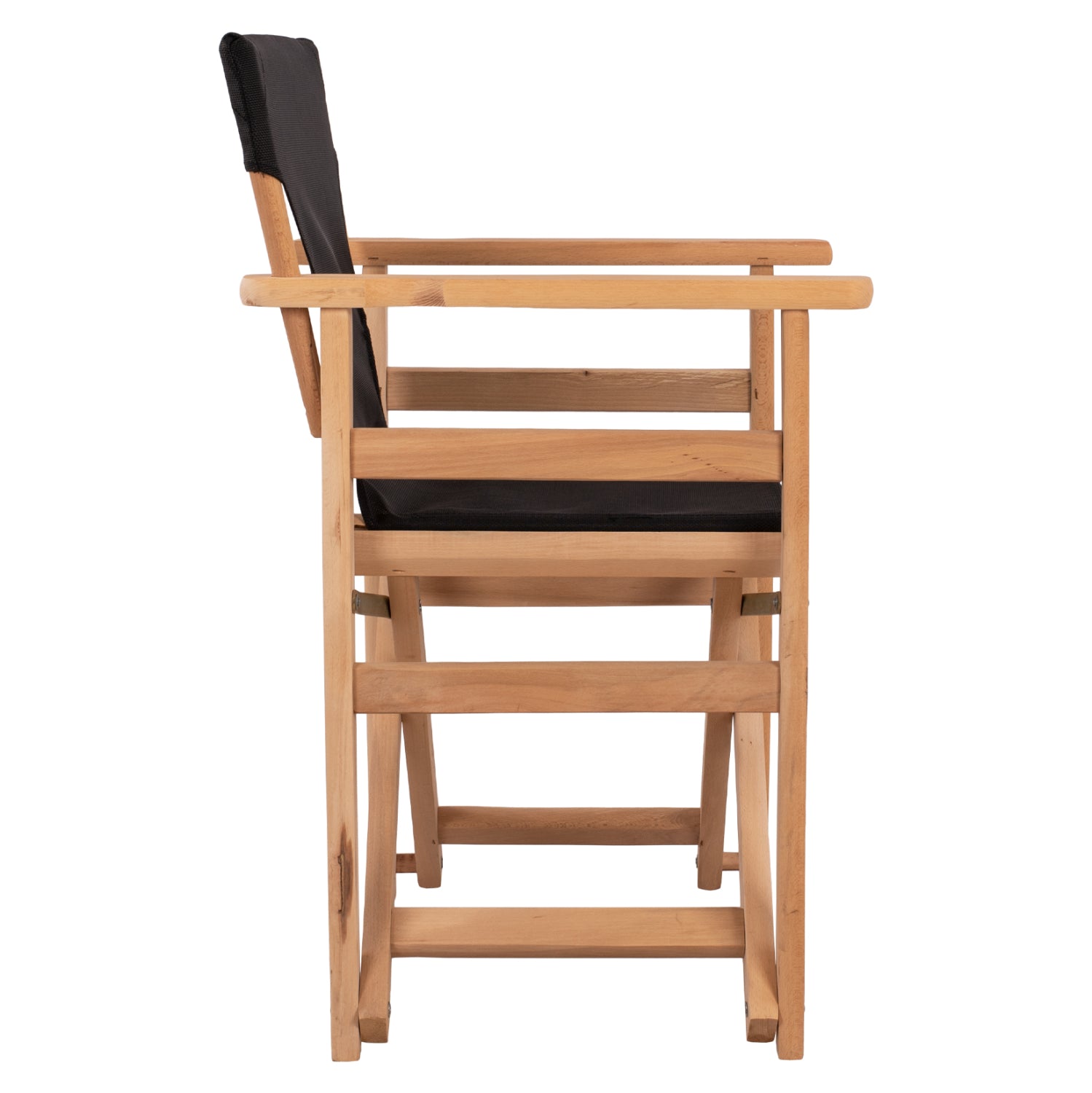 Director's Chair Limnos Impregnated in natural color with black textline HM10543.05 57x54x88.5 cm.