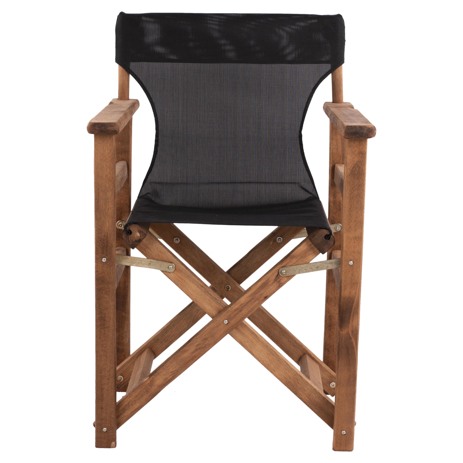 Director's chair Limnos Walnut with textline Black HM10368.05