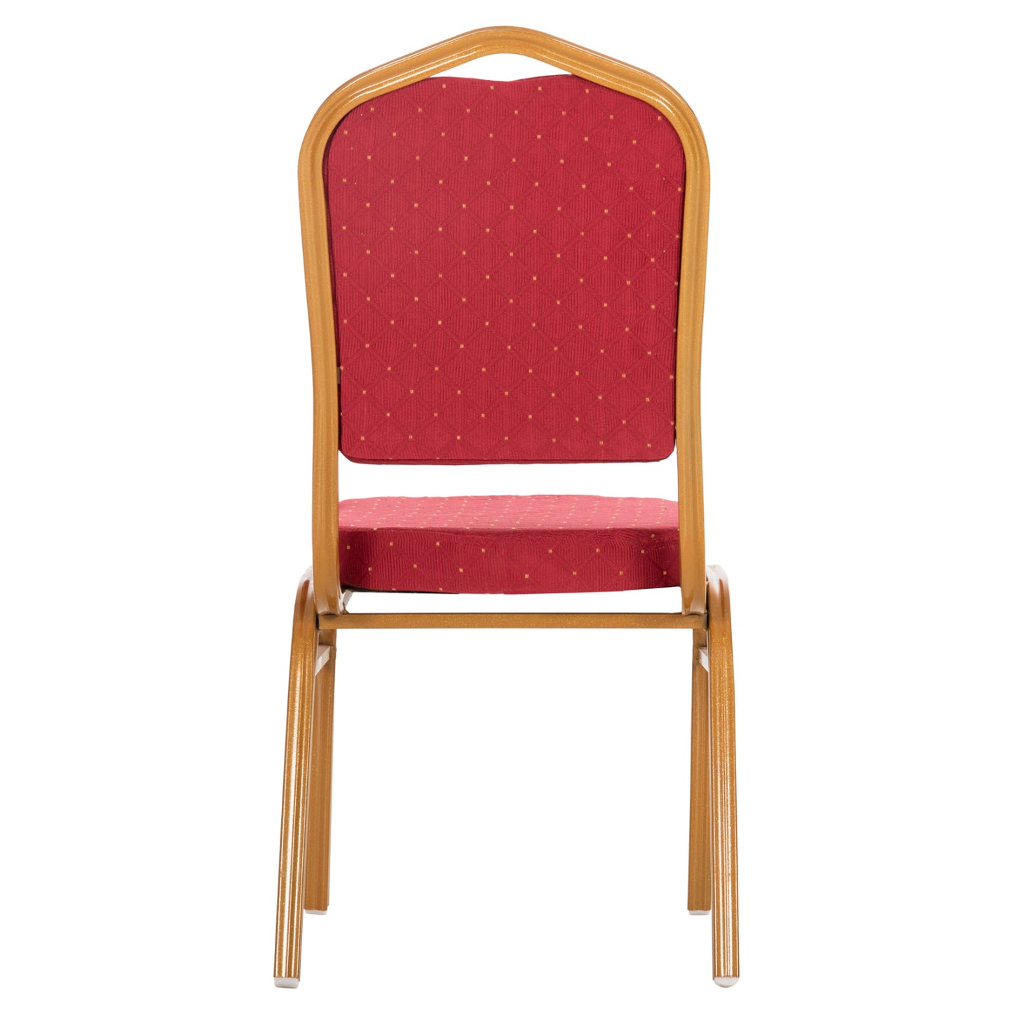 CHAIR CONFERENCE-CATERING HILTON HM0054.21 METALLIC WITH BURGUNDY FABRIC 44x66x92,5Hcm.