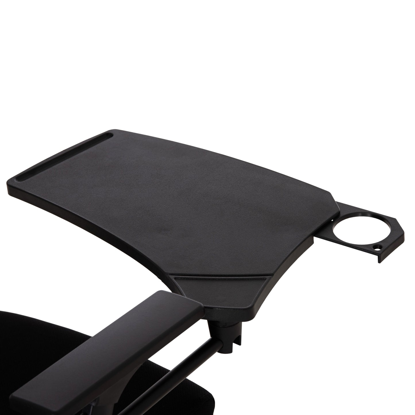 CONFERENCE CHAIR FOLDABLE WITH WRITING BOARD DENO HM1209.01 MESH FABRIC BLACK 65x63x82Hcm