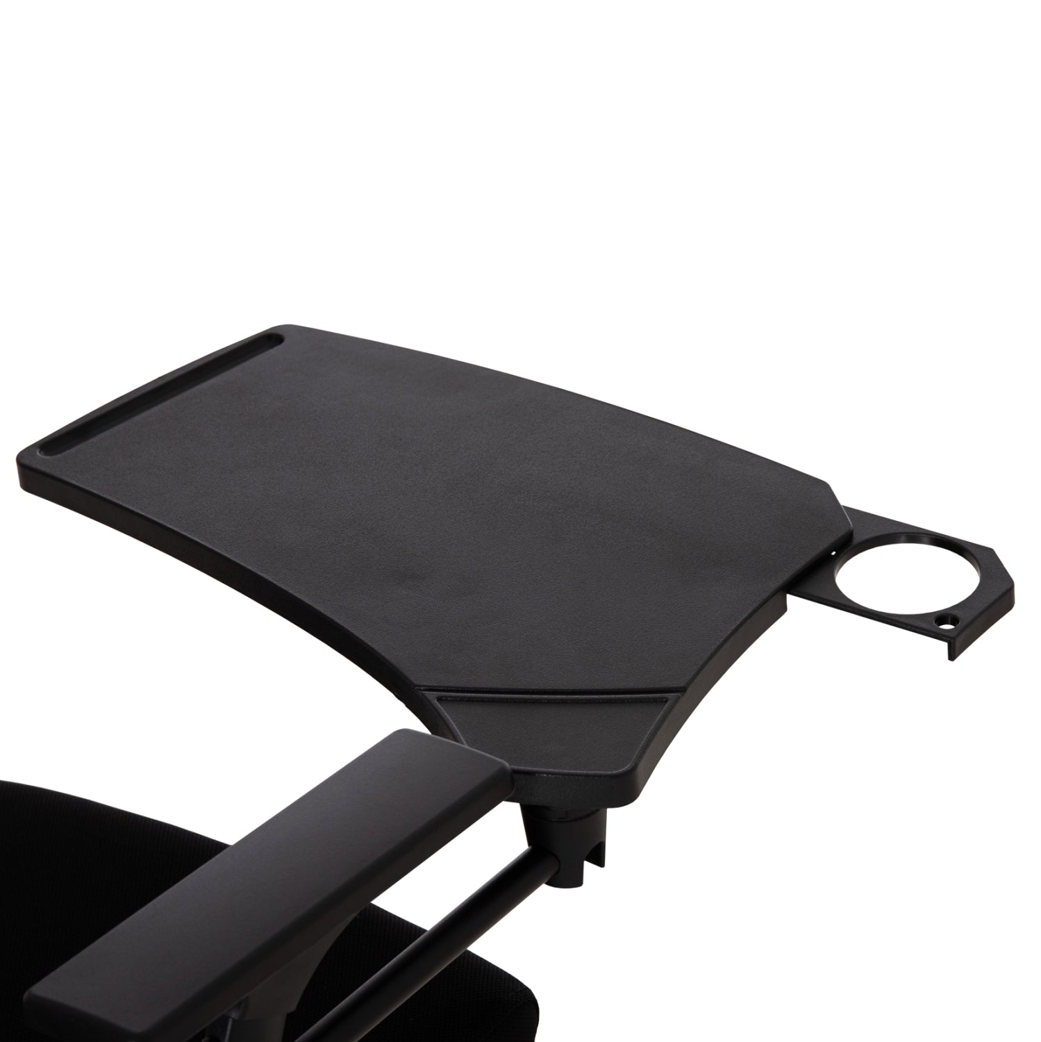 CONFERENCE CHAIR FOLDABLE WITH WRITING BOARD DENO HM1209.01 MESH FABRIC BLACK 65x63x82Hcm