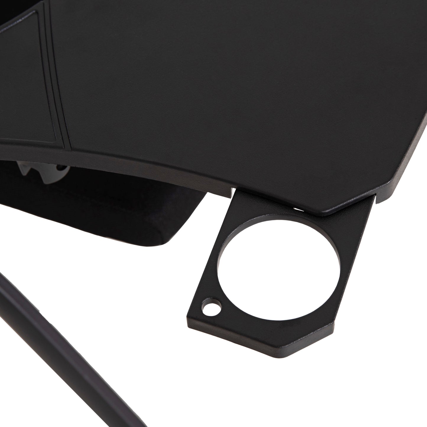 CONFERENCE CHAIR FOLDABLE WITH WRITING BOARD DENO HM1209.01 MESH FABRIC BLACK 65x63x82Hcm