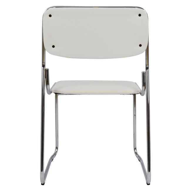 Conference office chair HM1019.02 White color 48,5x51,5x77 cm