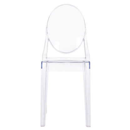 DINING CHAIR ACRYLIC ARAMIS HM0170 TRANSPARENT 34.5x50x90Hcm