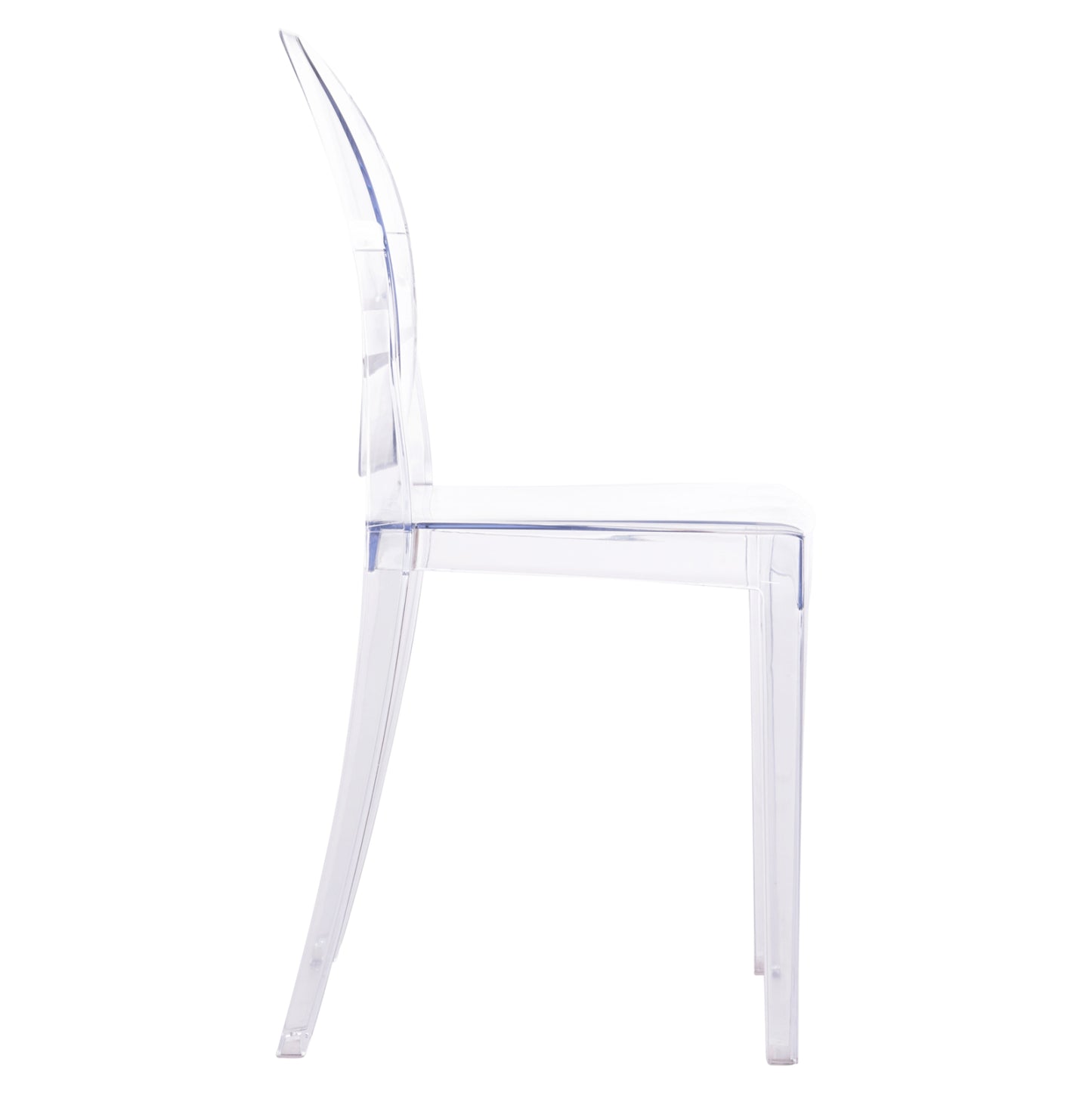 DINING CHAIR ACRYLIC ARAMIS HM0170 TRANSPARENT 34.5x50x90Hcm