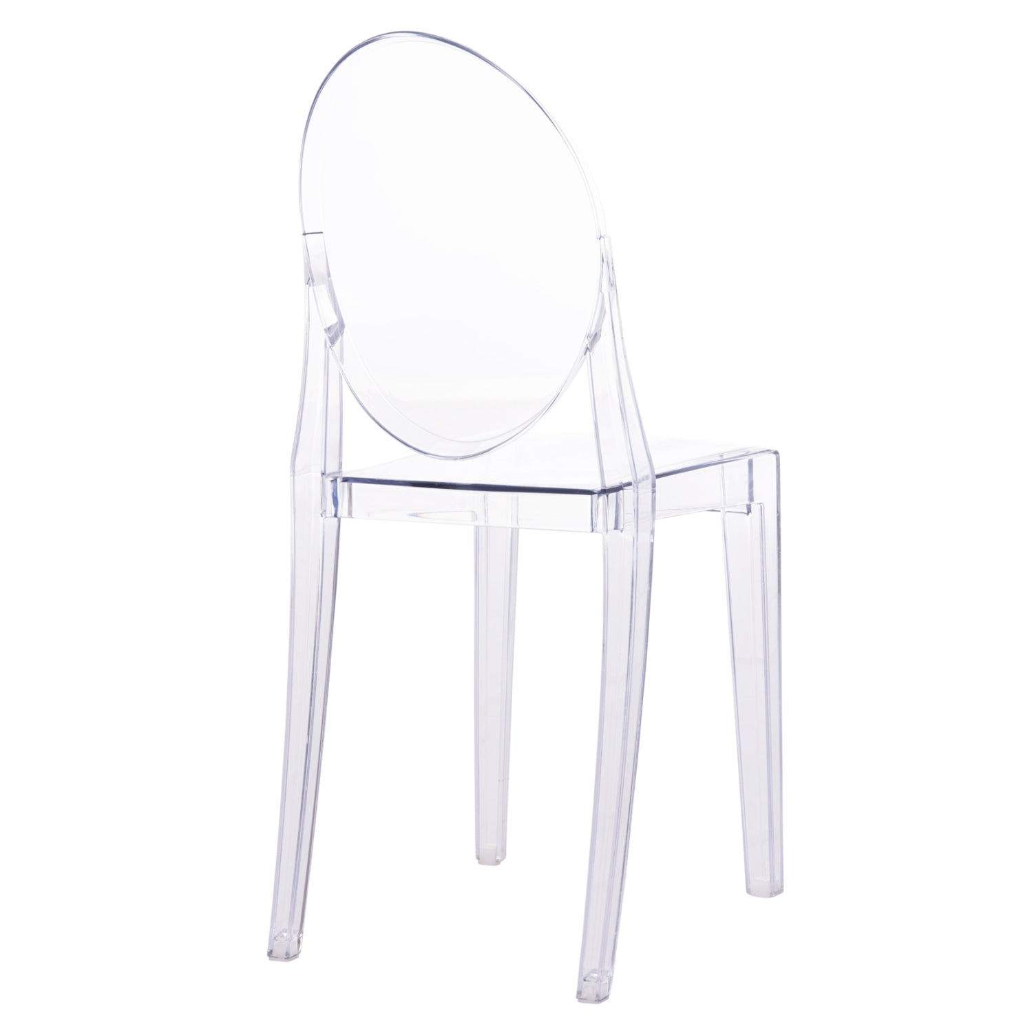 DINING CHAIR ACRYLIC ARAMIS HM0170 TRANSPARENT 34.5x50x90Hcm