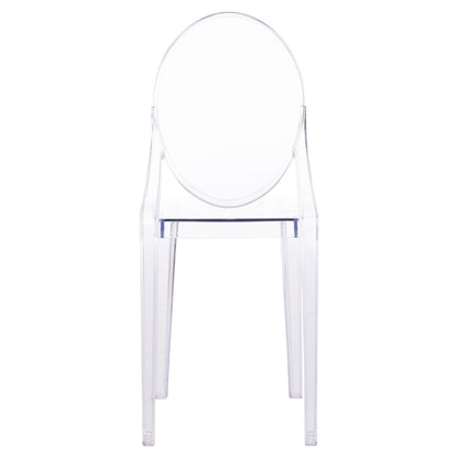 DINING CHAIR ACRYLIC ARAMIS HM0170 TRANSPARENT 34.5x50x90Hcm