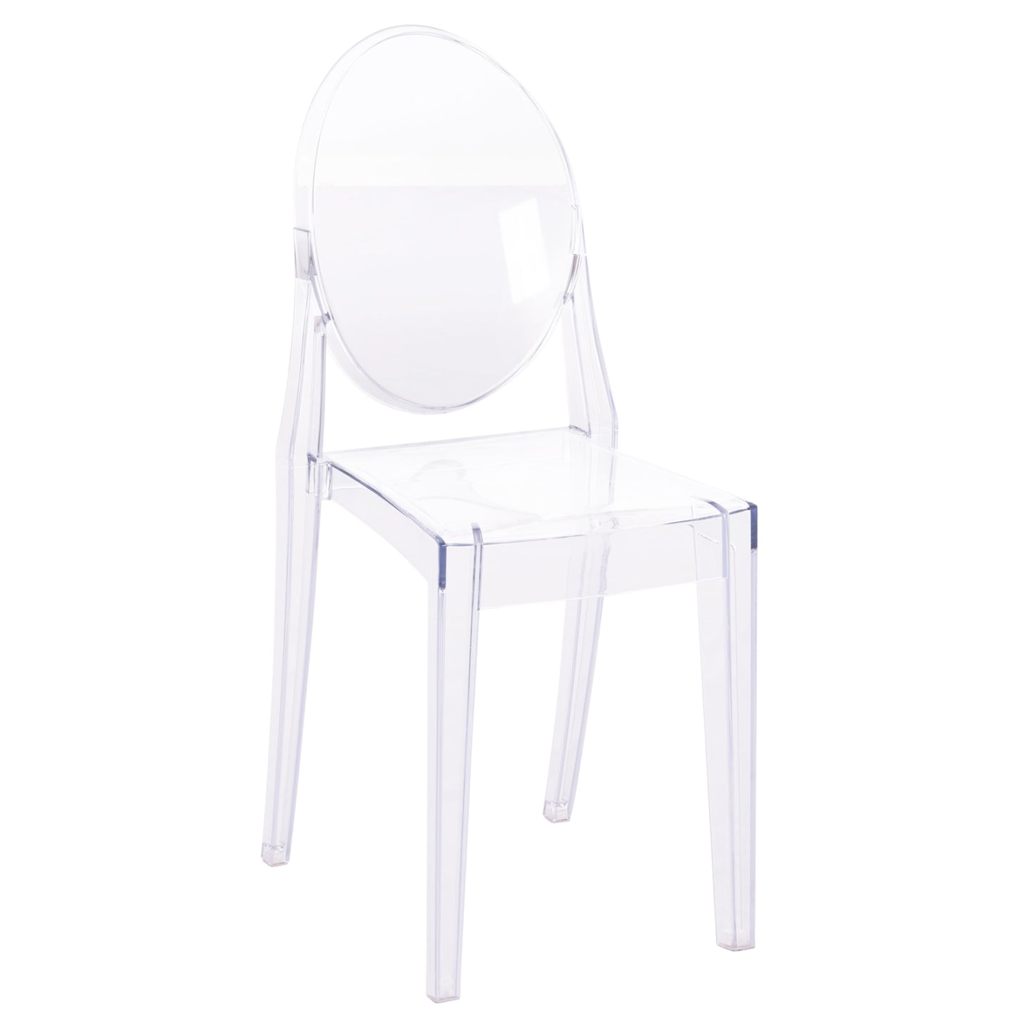 DINING CHAIR ACRYLIC ARAMIS HM0170 TRANSPARENT 34.5x50x90Hcm