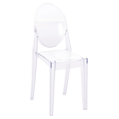 DINING CHAIR ACRYLIC ARAMIS HM0170 TRANSPARENT 34.5x50x90Hcm