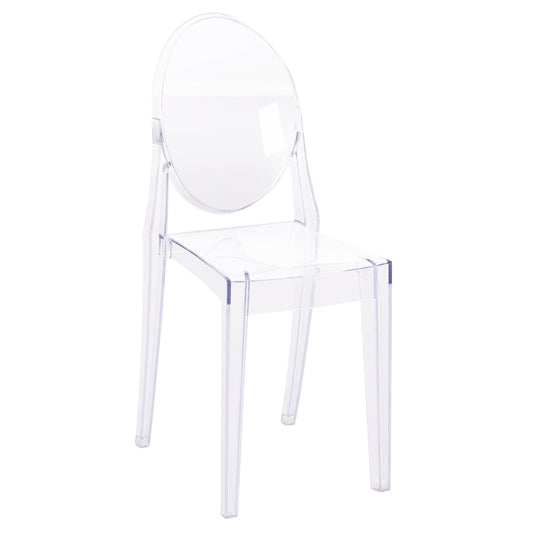 DINING CHAIR ACRYLIC ARAMIS HM0170 TRANSPARENT 34.5x50x90Hcm