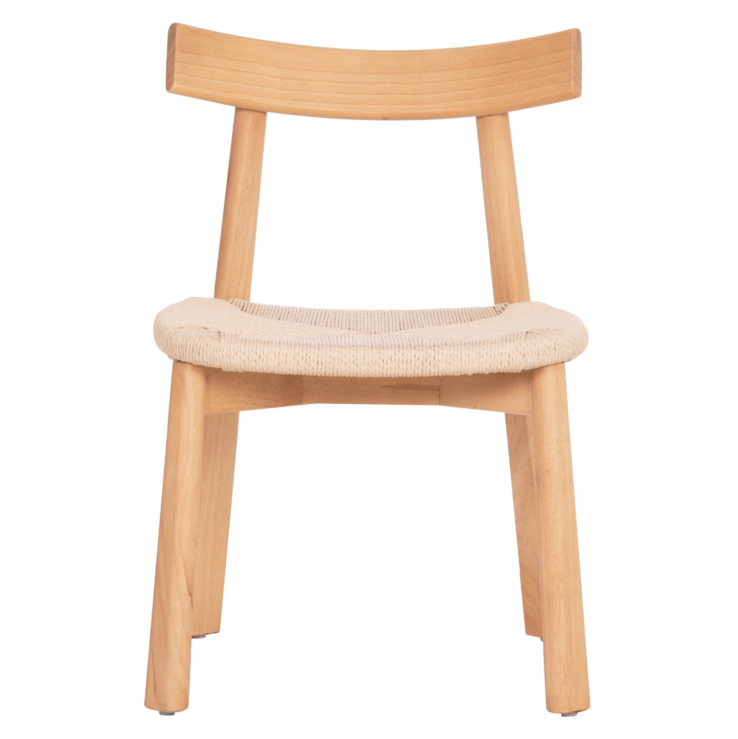 DINING CHAIR OSORIO HM18335.01 RUBBERWOOD & ROPE IN NATURAL (BEECH) COLOR 51x55x74Hcm.