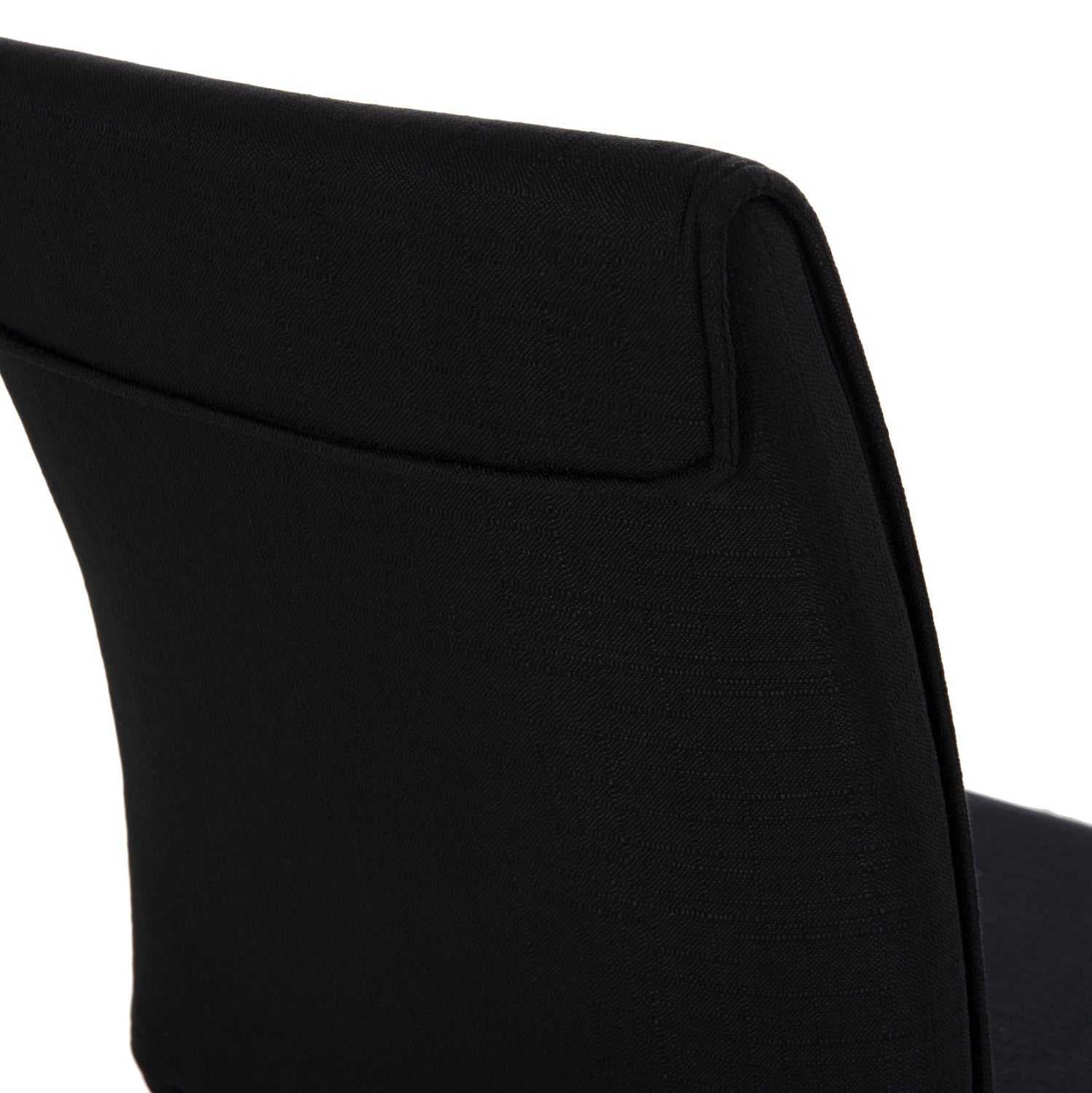 DINING CHAIR PERKY HM18347.02 BLACK FABRIC & METAL LEGS 44x60x87Hcm.