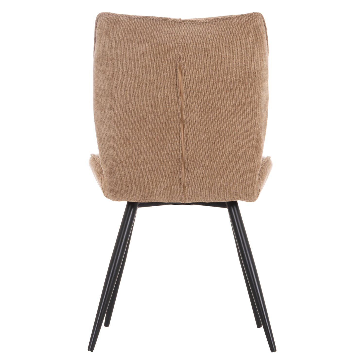 DINING CHAIR GAFF HM18425.03 TAUPE FABRIC-METAL BLACK LEGS 49x63x90Hcm.