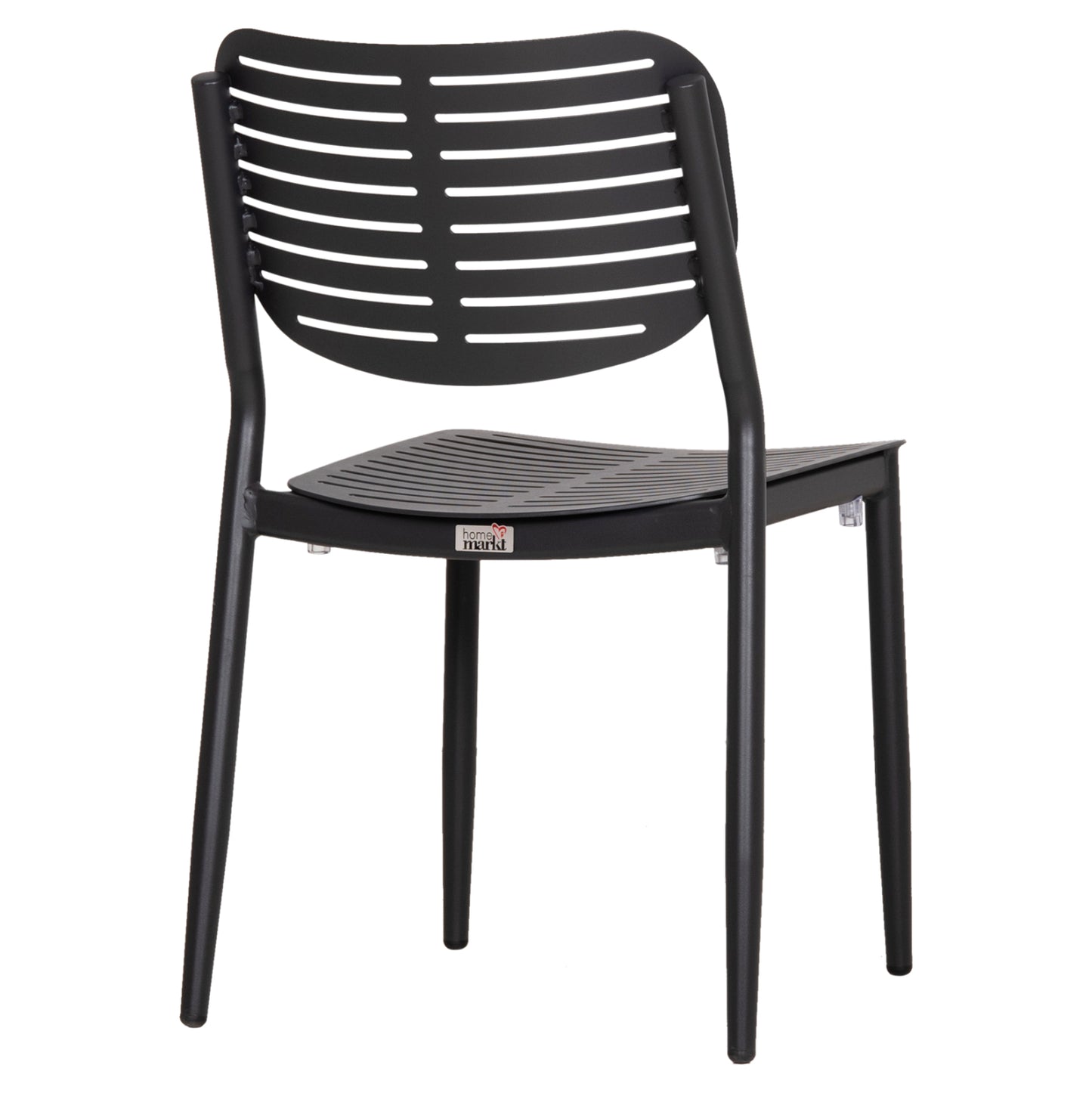 DINING CHAIR HILLIARD HM6645.01 ALUMINUM IN CHARCOAL COLOR 46x54x78Hcm