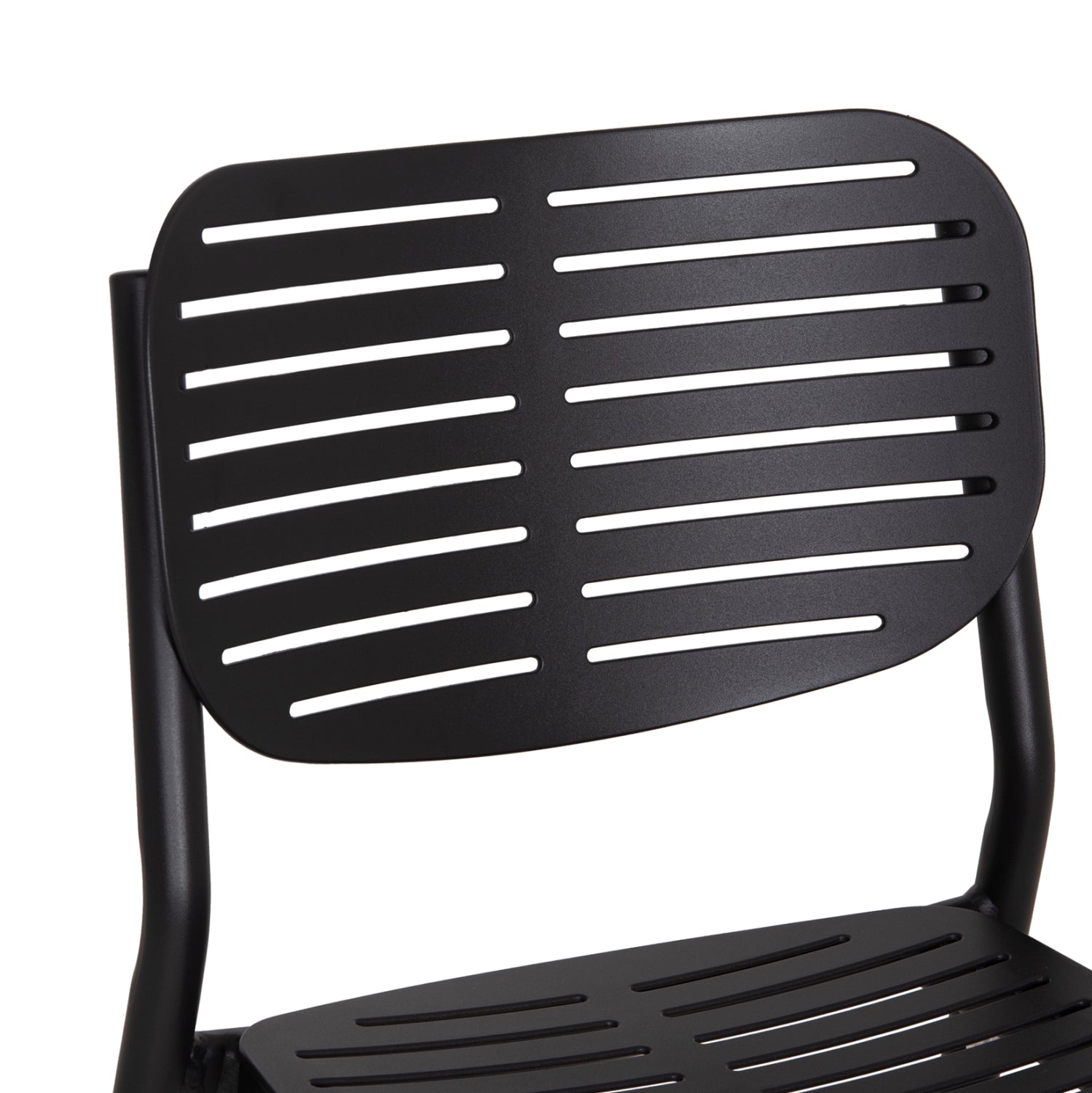 DINING CHAIR HILLIARD HM6645.01 ALUMINUM IN CHARCOAL COLOR 46x54x78Hcm
