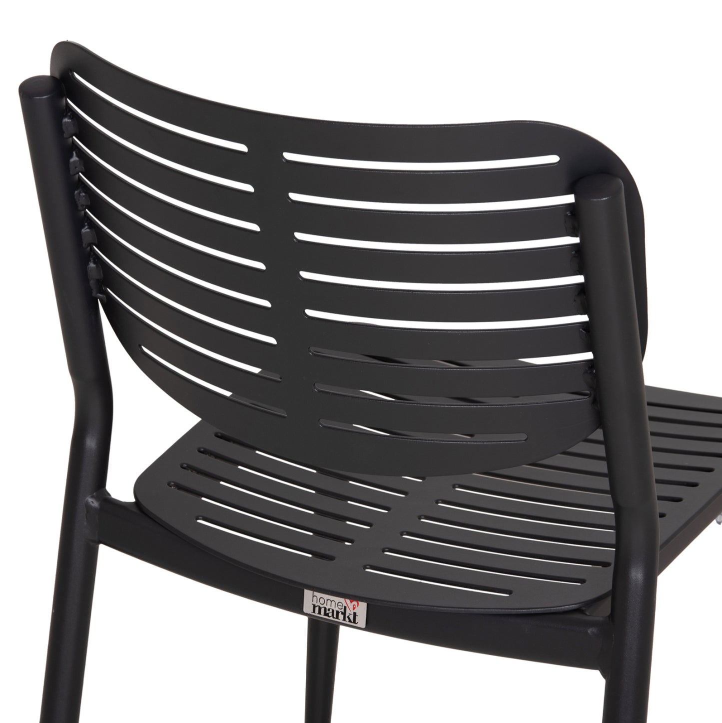 DINING CHAIR HILLIARD HM6645.01 ALUMINUM IN CHARCOAL COLOR 46x54x78Hcm