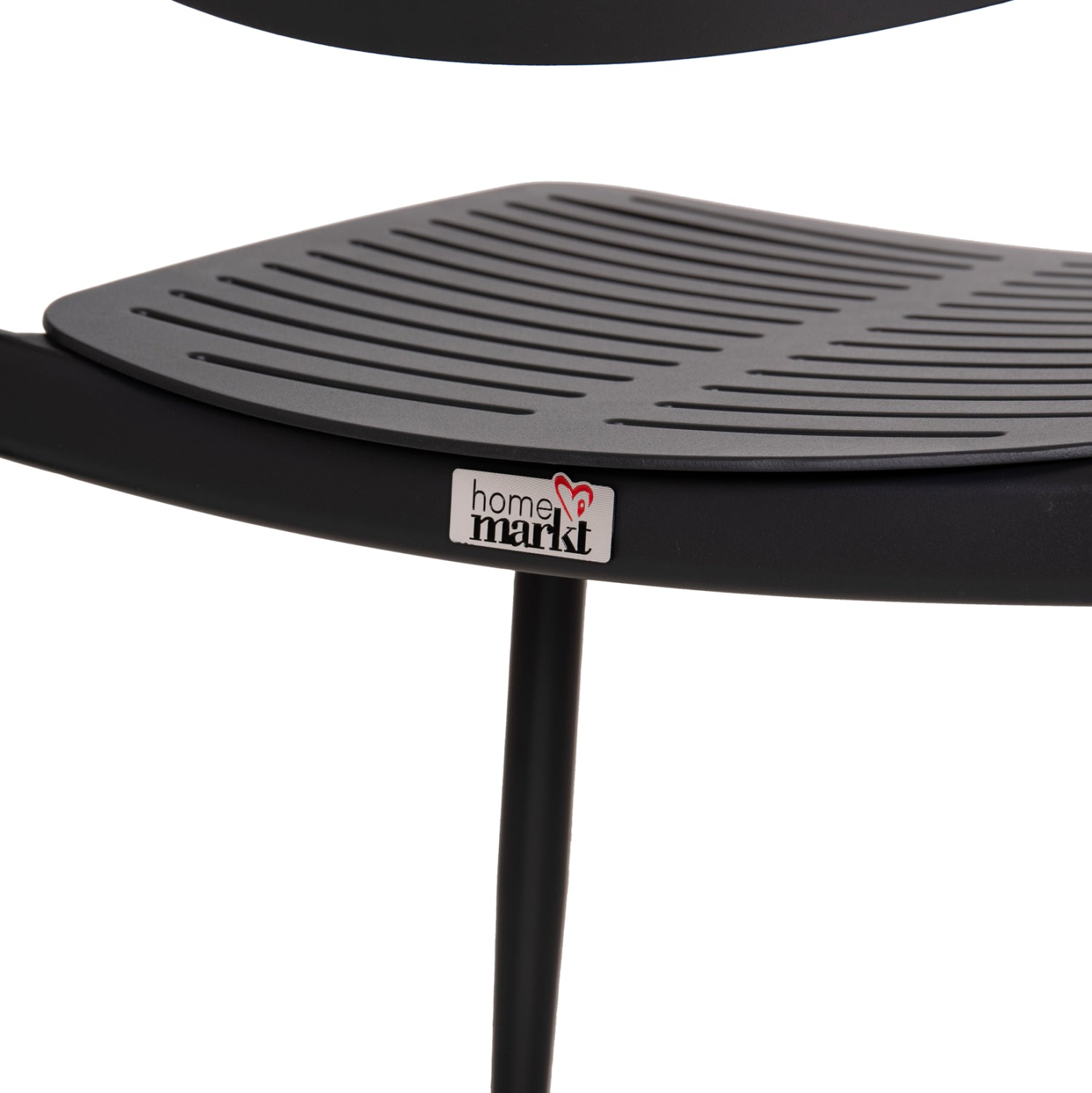 DINING CHAIR HILLIARD HM6645.01 ALUMINUM IN CHARCOAL COLOR 46x54x78Hcm