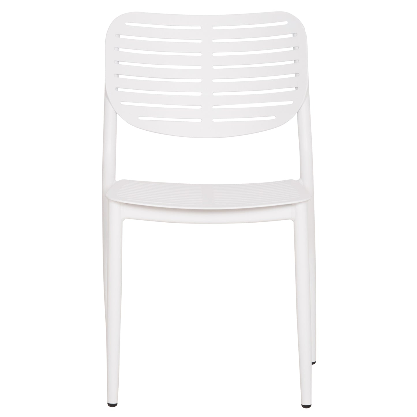 DINING CHAIR HILLIARD HM6645.02 ALUMINUM IN WHITE COLOR 46x54x78Hcm