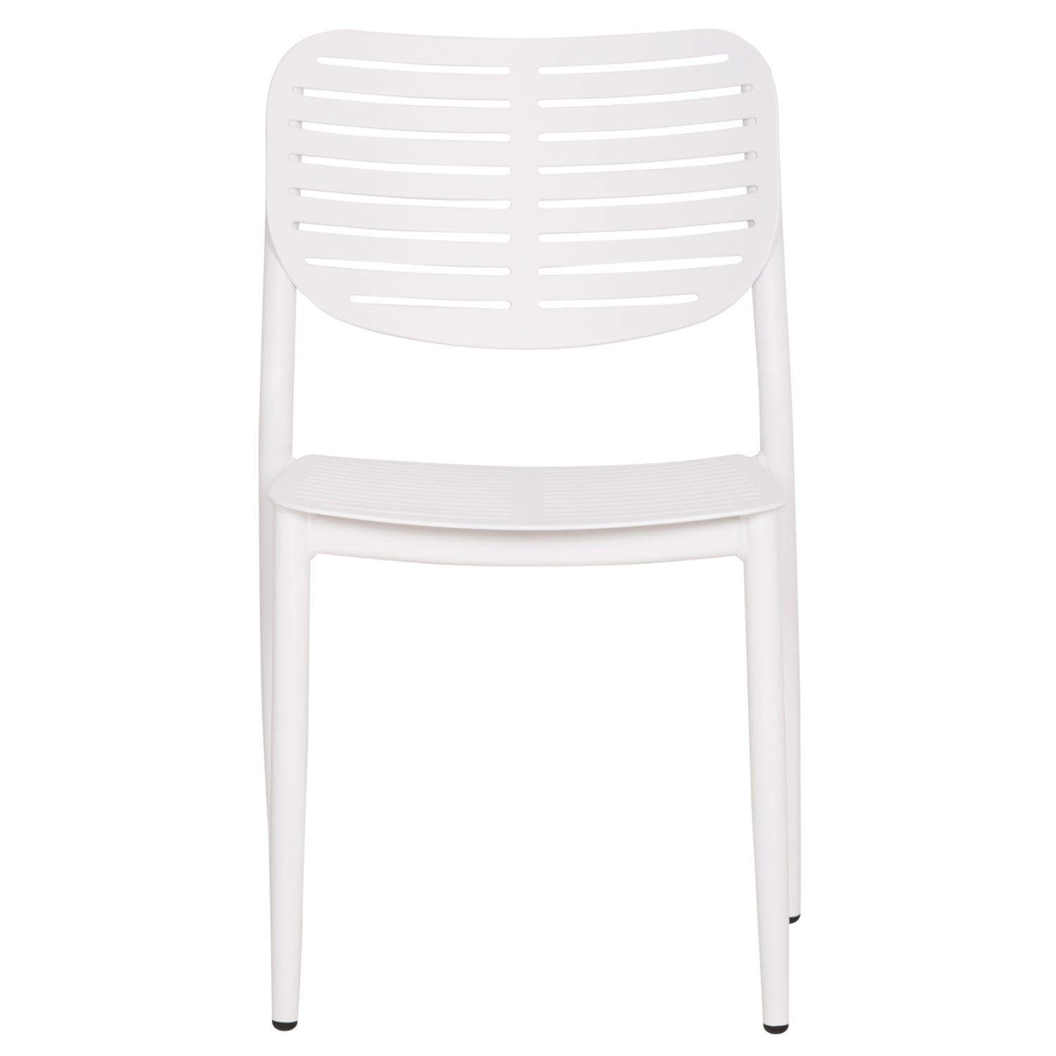 DINING CHAIR HILLIARD HM6645.02 ALUMINUM IN WHITE COLOR 46x54x78Hcm