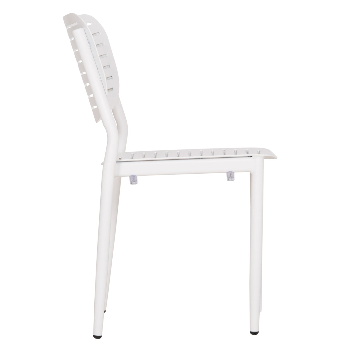 DINING CHAIR HILLIARD HM6645.02 ALUMINUM IN WHITE COLOR 46x54x78Hcm