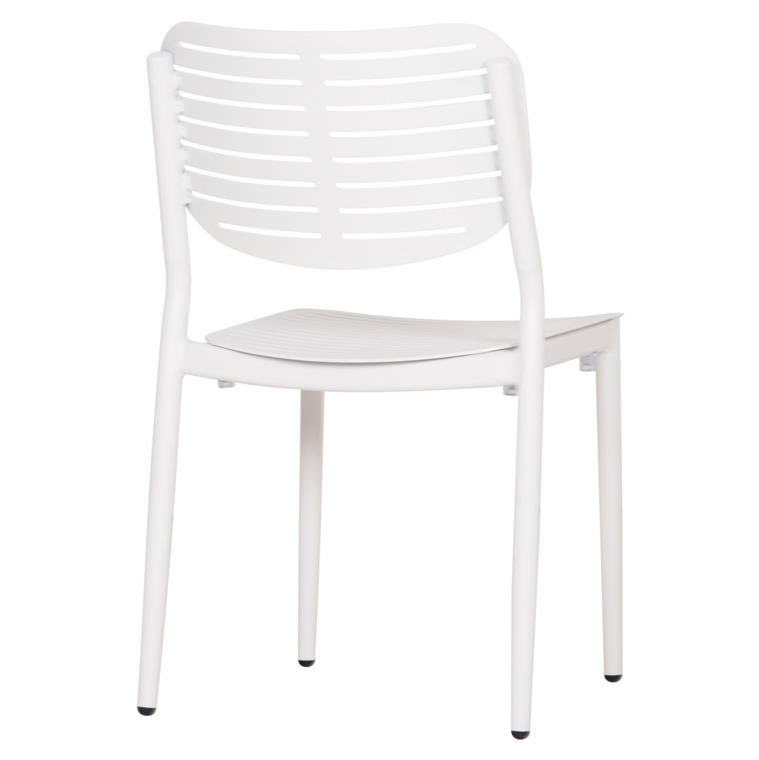 DINING CHAIR HILLIARD HM6645.02 ALUMINUM IN WHITE COLOR 46x54x78Hcm