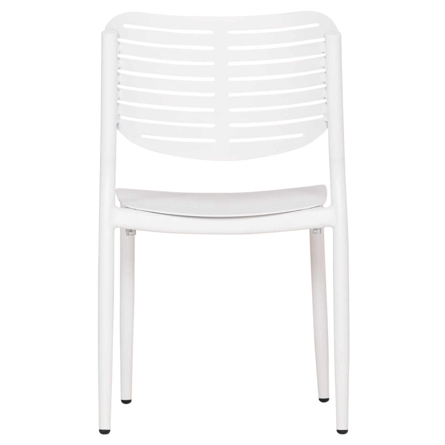 DINING CHAIR HILLIARD HM6645.02 ALUMINUM IN WHITE COLOR 46x54x78Hcm