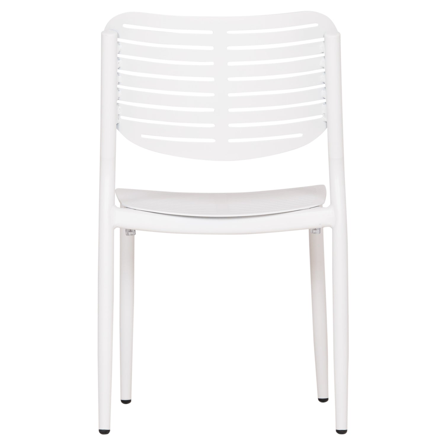 DINING CHAIR HILLIARD HM6645.02 ALUMINUM IN WHITE COLOR 46x54x78Hcm