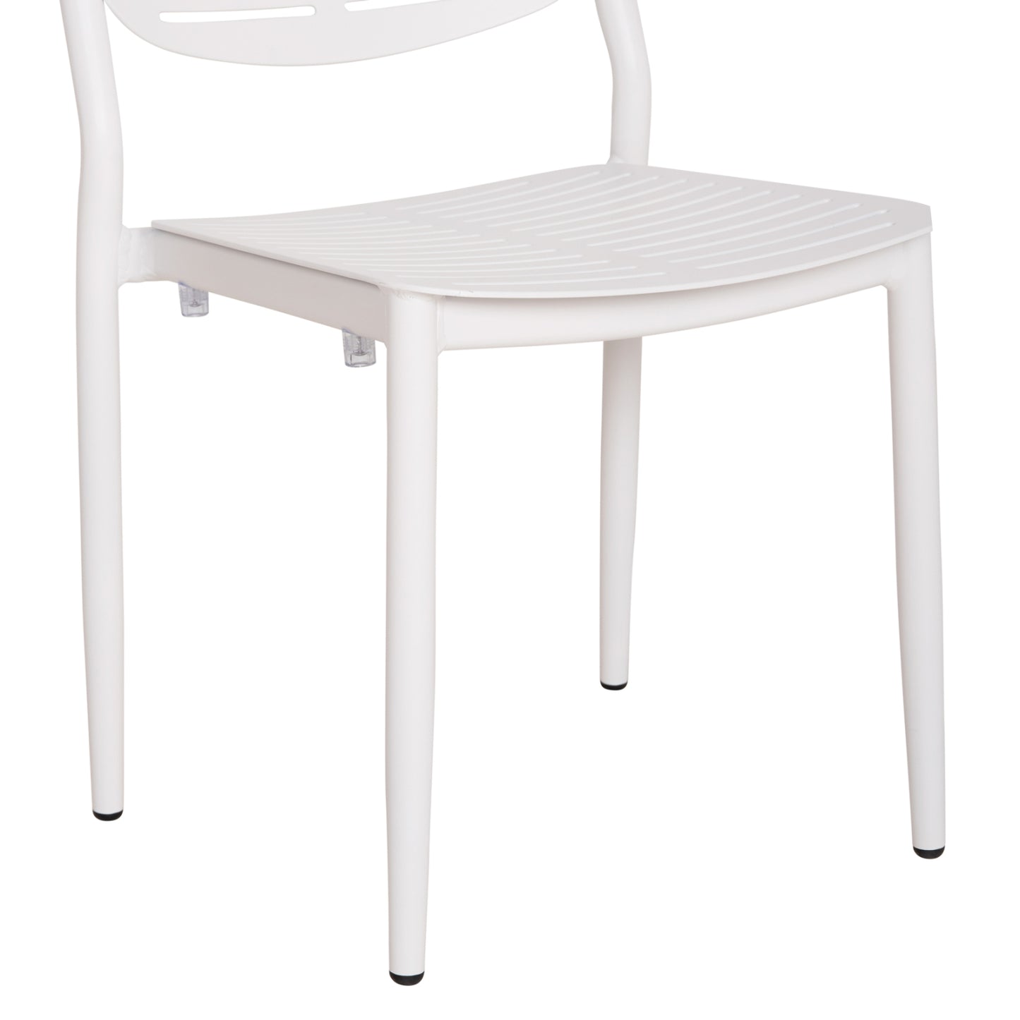 DINING CHAIR HILLIARD HM6645.02 ALUMINUM IN WHITE COLOR 46x54x78Hcm