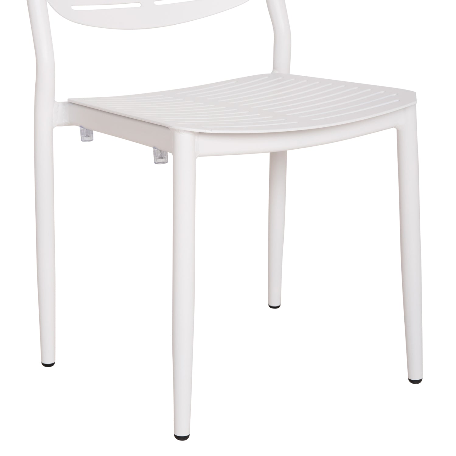 DINING CHAIR HILLIARD HM6645.02 ALUMINUM IN WHITE COLOR 46x54x78Hcm