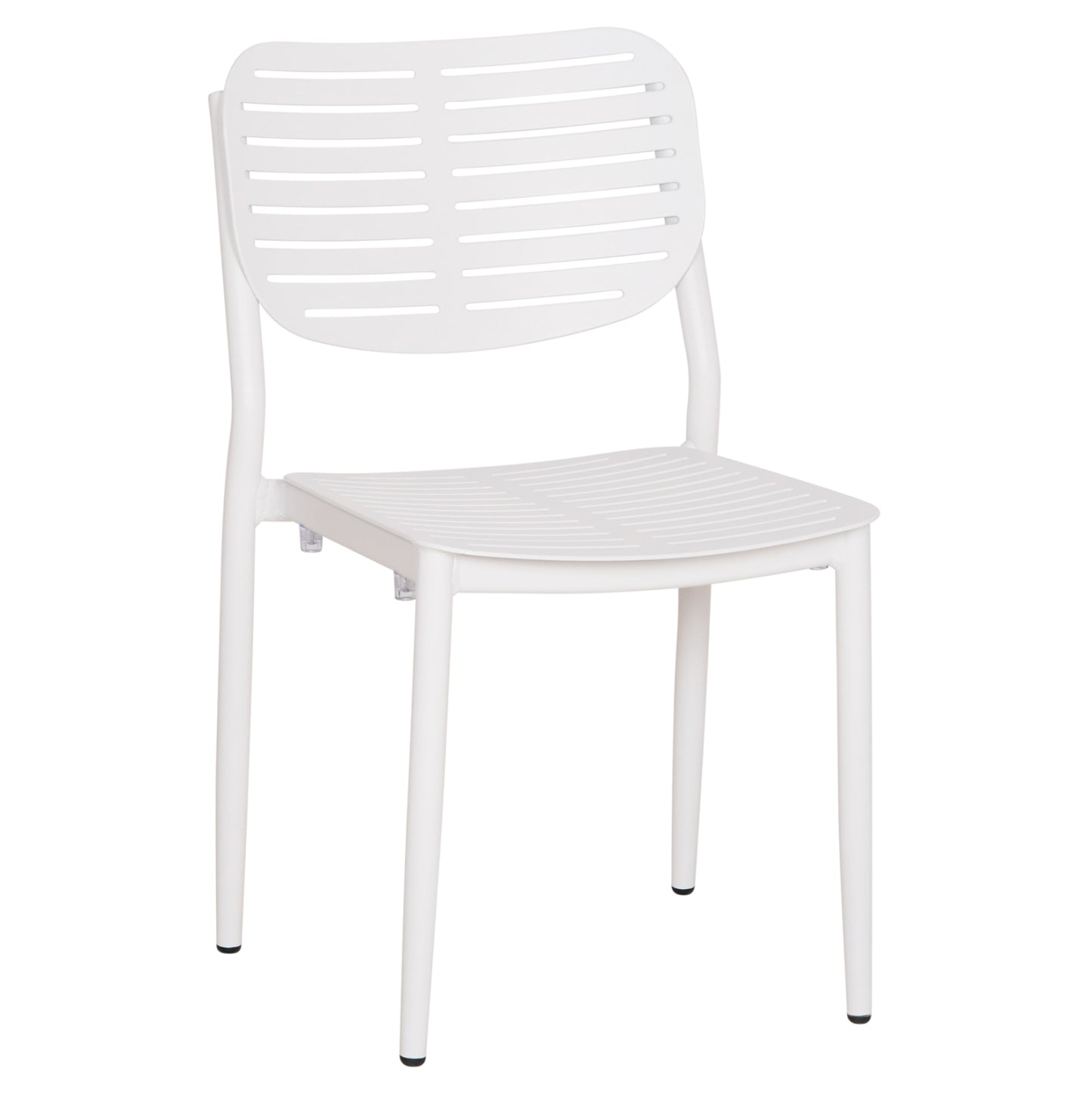 DINING CHAIR HILLIARD HM6645.02 ALUMINUM IN WHITE COLOR 46x54x78Hcm
