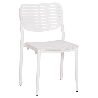 DINING CHAIR HILLIARD HM6645.02 ALUMINUM IN WHITE COLOR 46x54x78Hcm