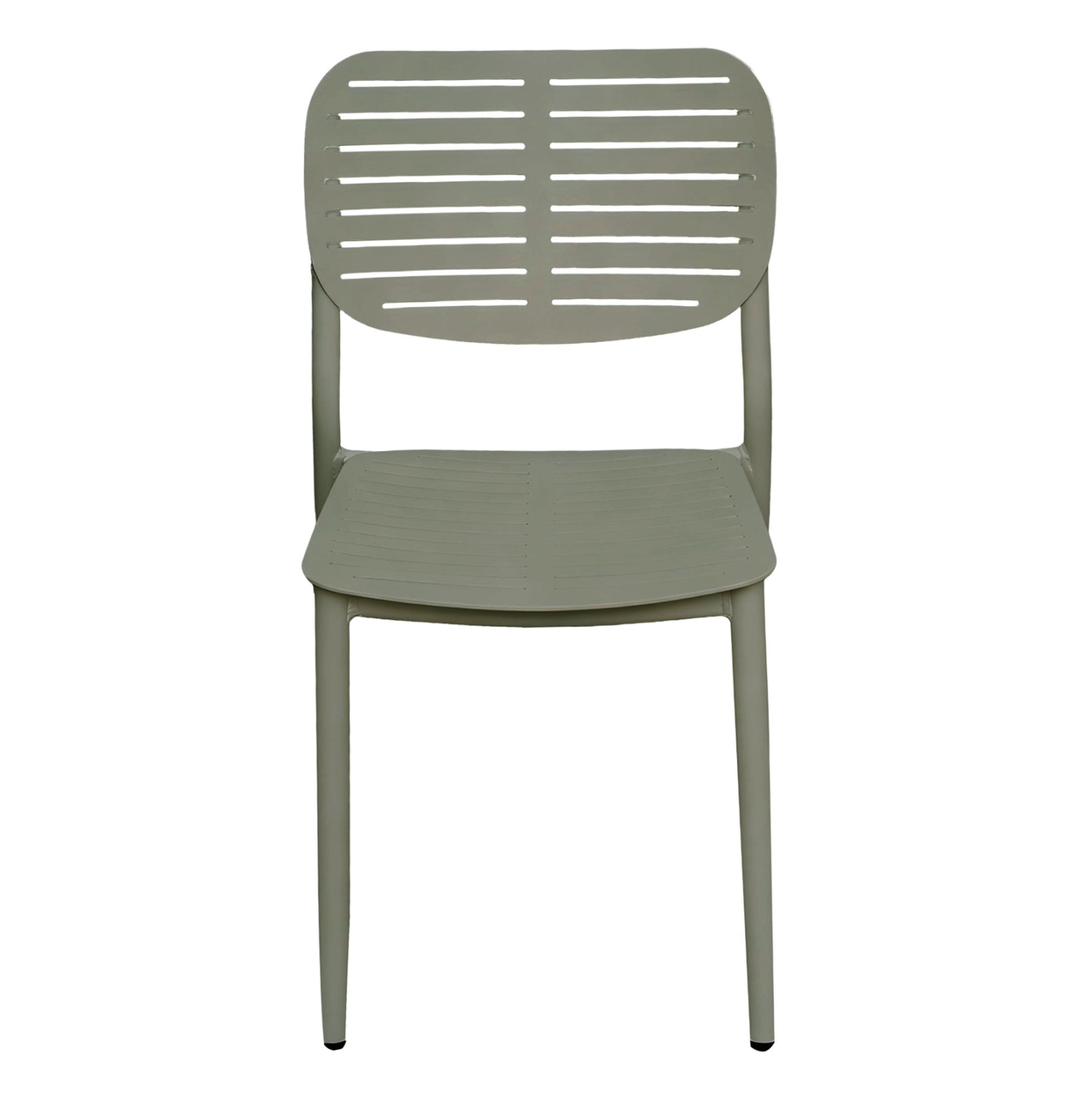 DINING CHAIR HILLIARD HM6645.07 ALUMINUM IN OLIVE GREEN COLOR 44.5x58x80Hcm