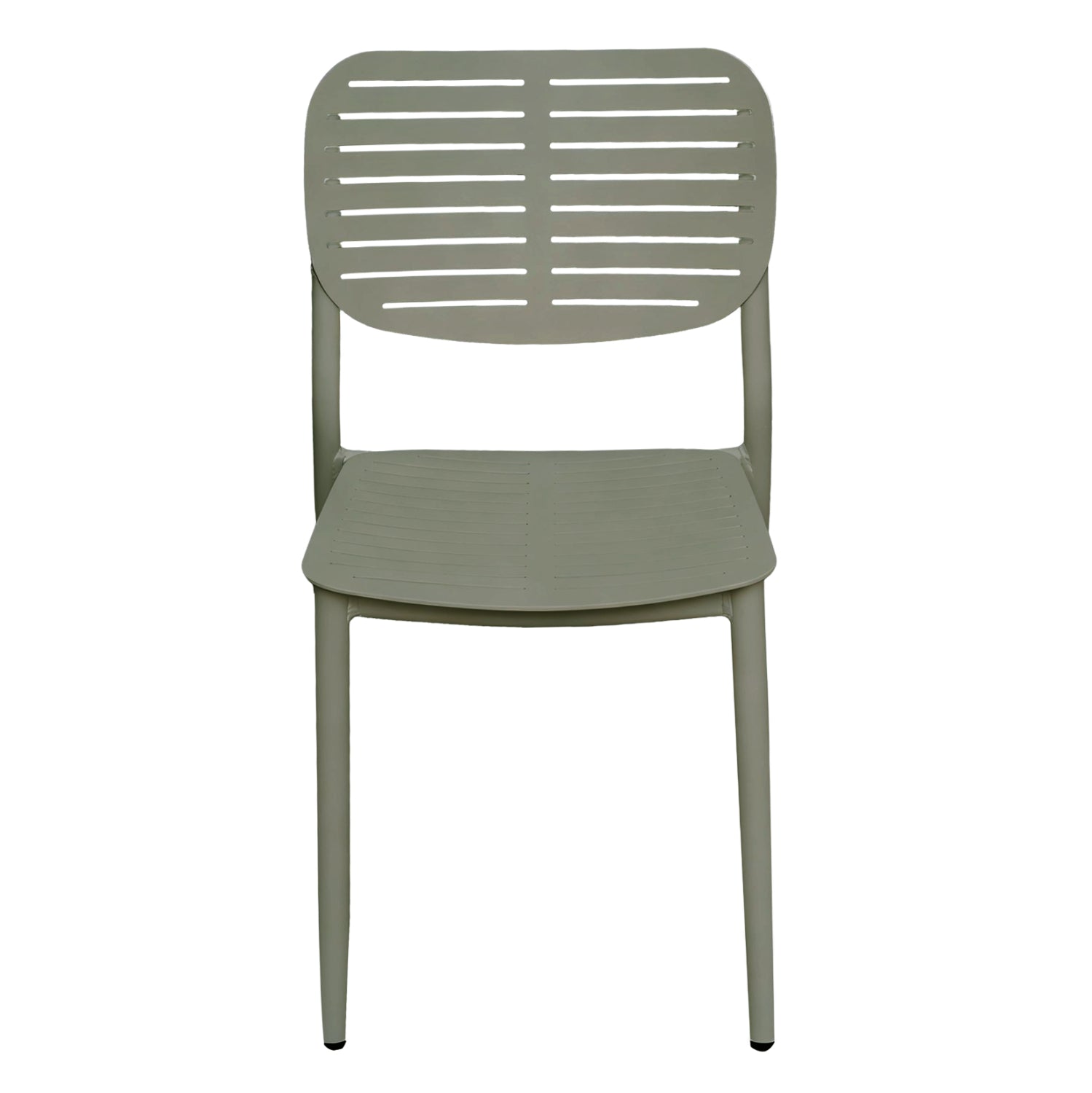 DINING CHAIR HILLIARD HM6645.07 ALUMINUM IN OLIVE GREEN COLOR 44.5x58x80Hcm