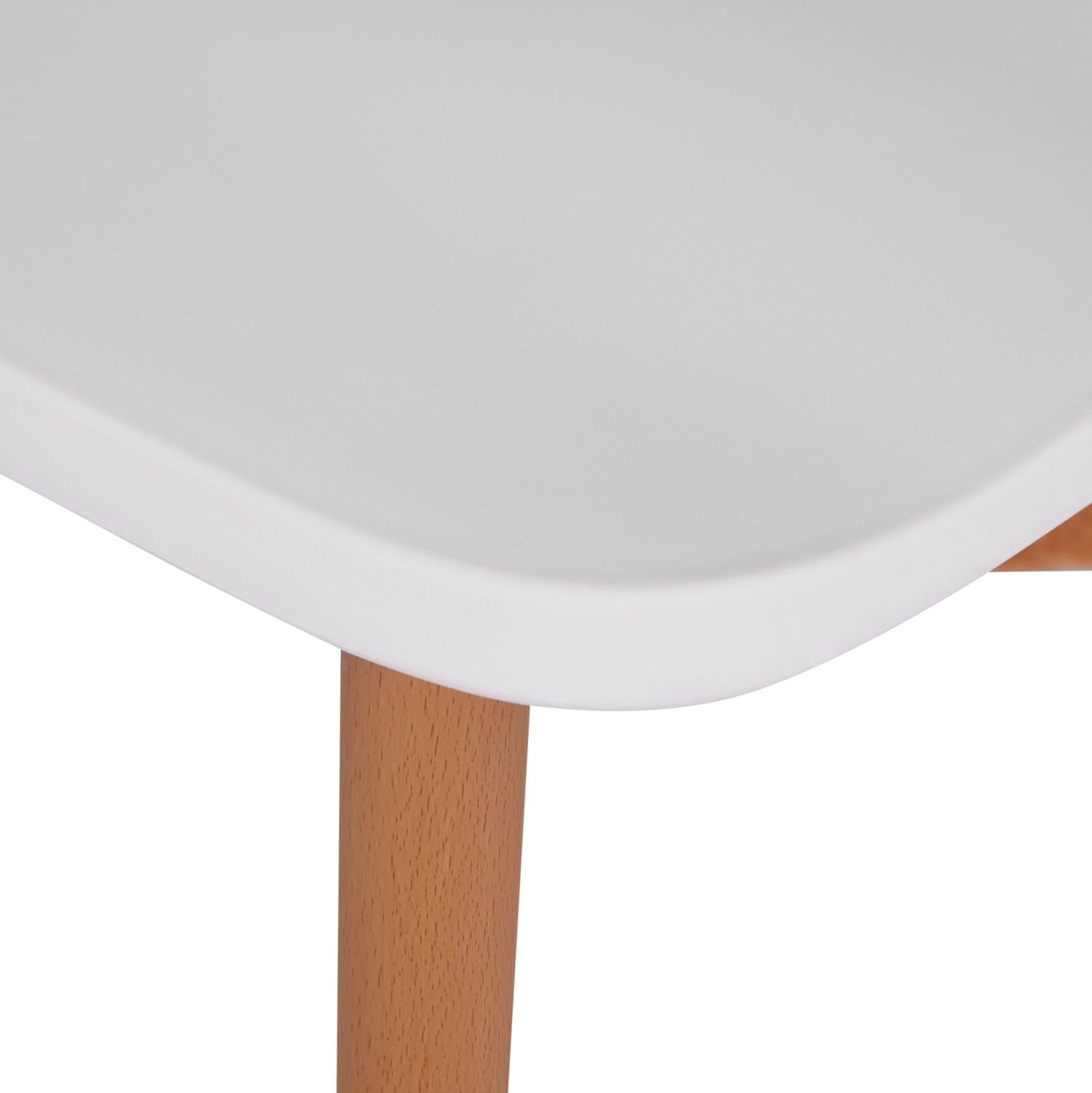 Dining chair HM8052.01 Vanessa White with metallic legs 43x46,5x82cm