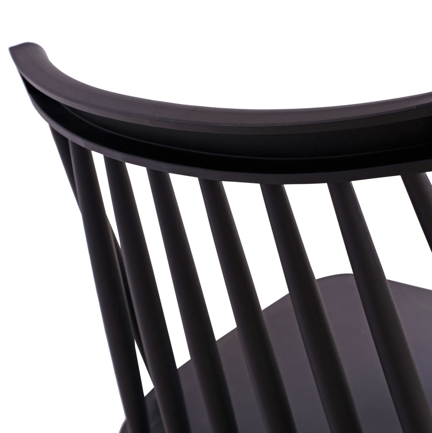 Dining chair HM8052.02 Vanessa Black with metallic legs 43x46,5x82cm