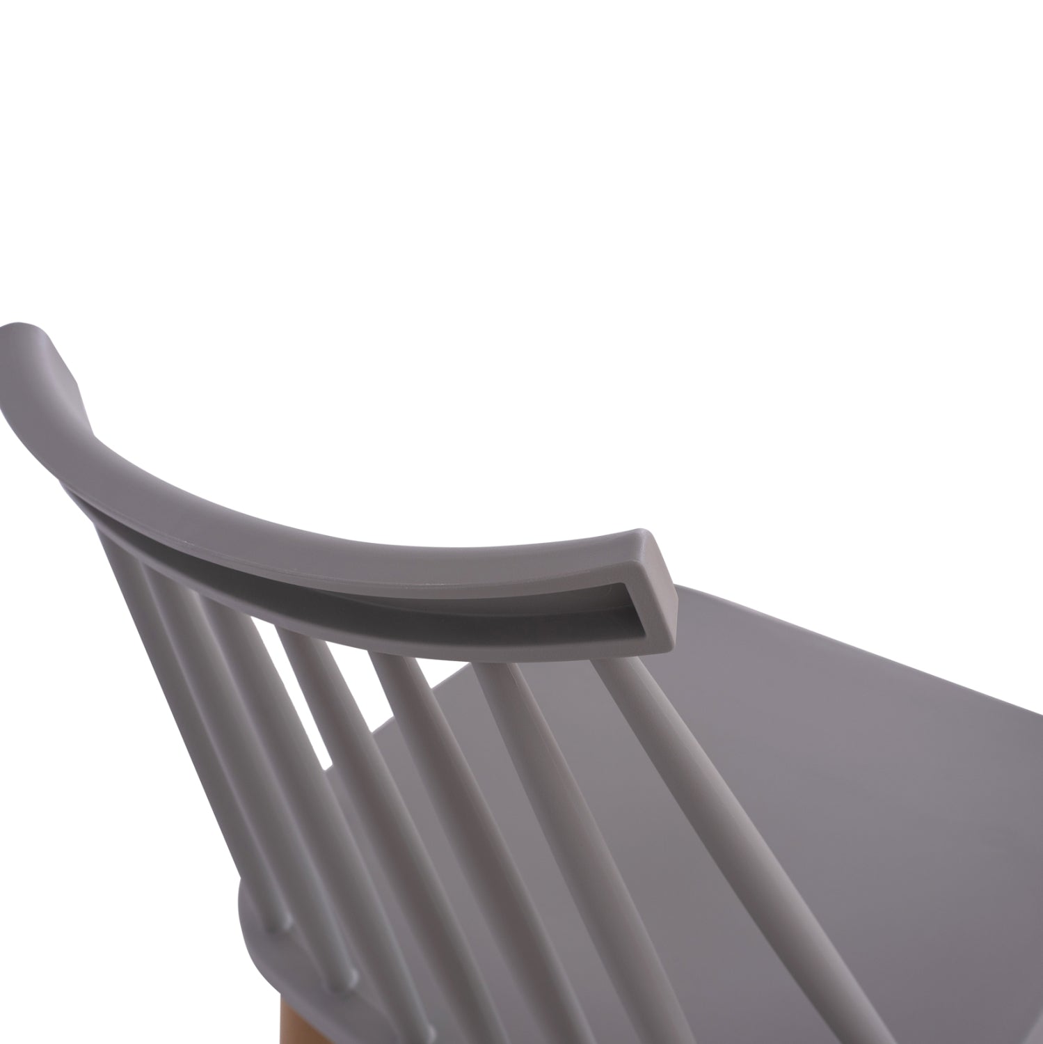 Dining chair HM8052.10 Vanessa grey with metallic legs 43x46,5x82cm
