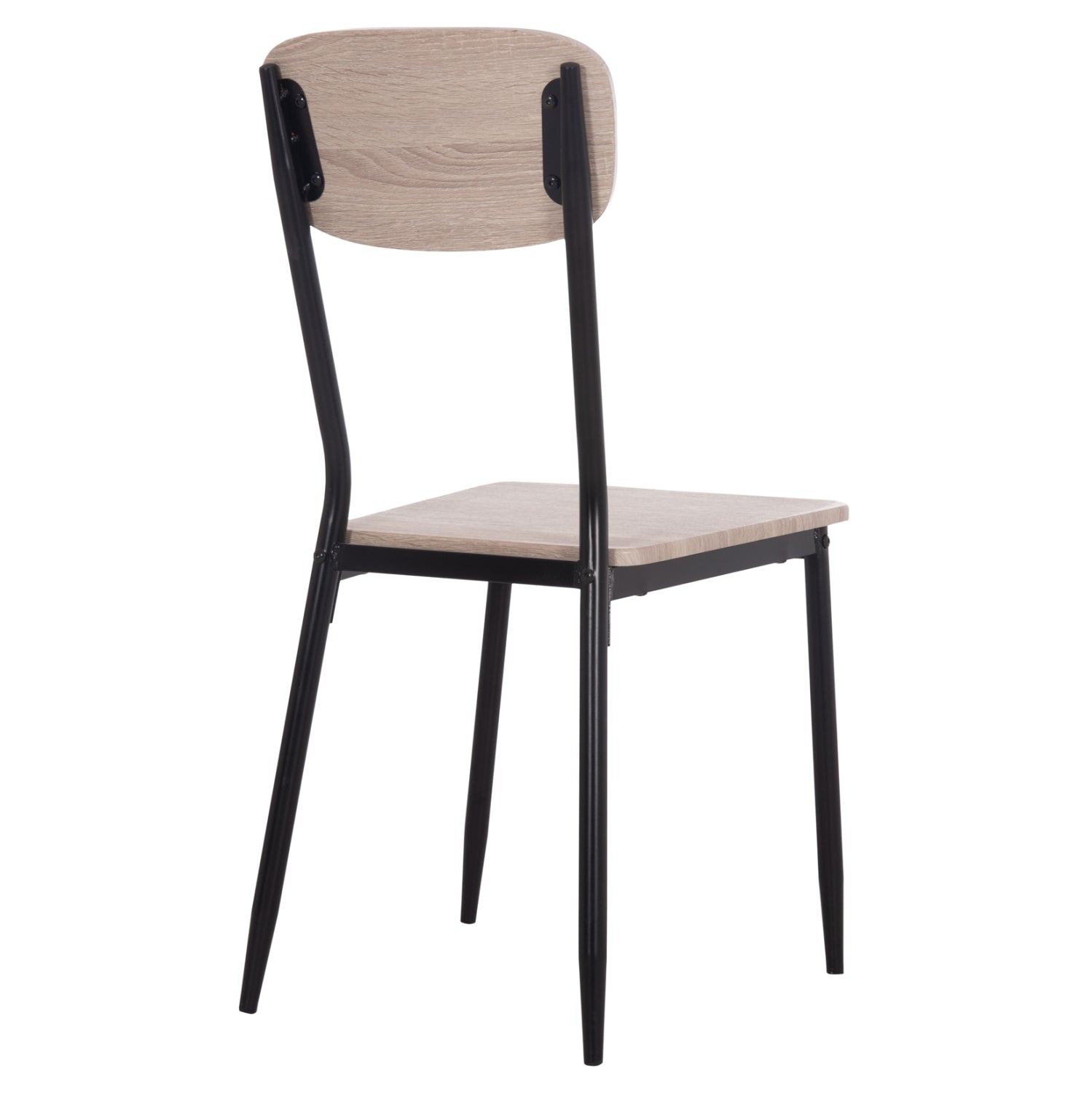 Dining chair PAGET HM8373.01 sonama with black legs 40x49x87.5H cm