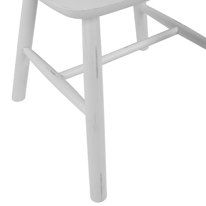 DINING CHAIR LUCIEN HM8645.03 BEECH WOOD IN ANTIQUE-WHITE 48x54x86Η cm