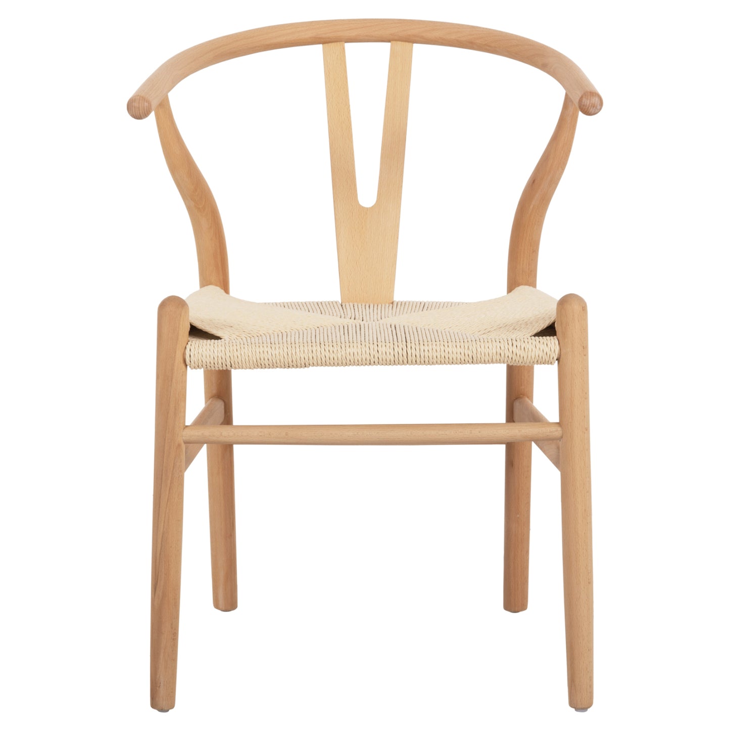 DINING CHAIR BRAVE HM8695.11 BEECH WOOD IN NATURAL-ROPE IN NATURAL 54.5x53x75Hcm