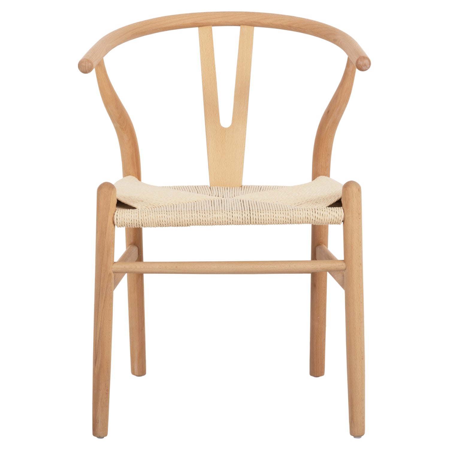 DINING CHAIR BRAVE HM8695.11 BEECH WOOD IN NATURAL-ROPE IN NATURAL 54.5x53x75Hcm