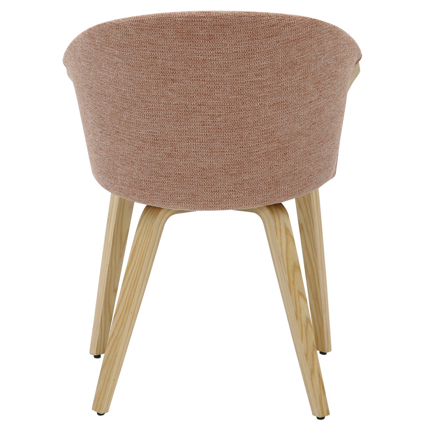 DINING CHAIR JESPER HM9977.01 PLYWOOD FRAME IN OAK-REDWOOD FABRIC 61x54x74Hcm.