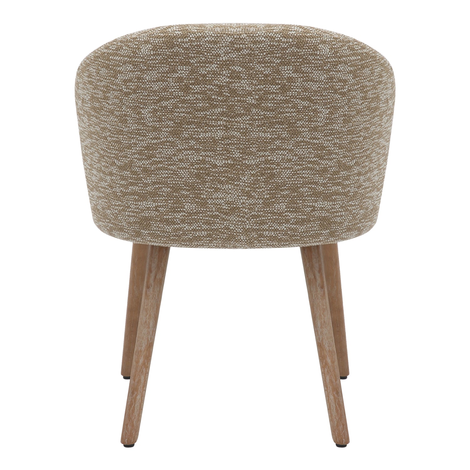 DINING CHAIR RIG HM9979.01 BEECH WOOD LEGS IN WHITEWASH-BEIGE FABRIC 59x58,5x72,5Hcm.