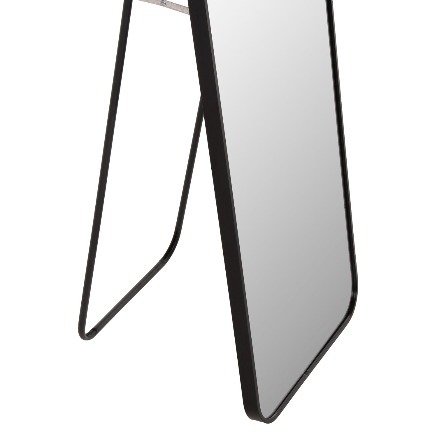 FLOOR STANDING MIRROR BOELY HM9577.01 ALUMINUM FRAME IN BLACK COLOR 40x35x160Hcm.
