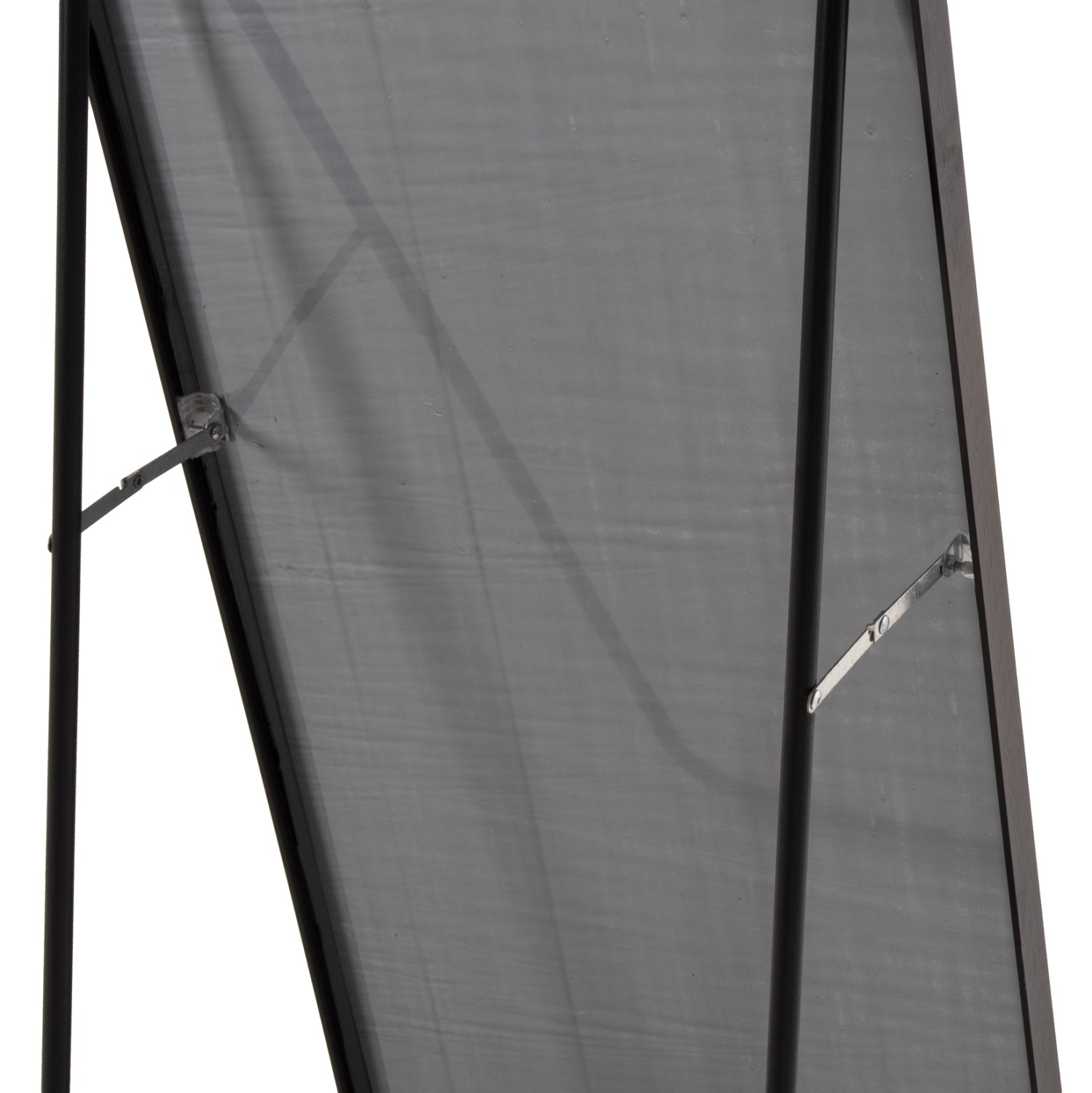 FLOOR STANDING MIRROR BOELY HM9577.01 ALUMINUM FRAME IN BLACK COLOR 40x35x160Hcm.