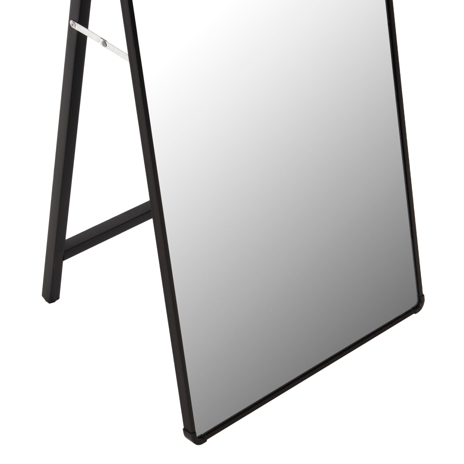 FLOOR STANDING MIRROR JOELY HM9578.01 ALUMINUM FRAME IN BLACK COLOR 40x31x160Hcm.
